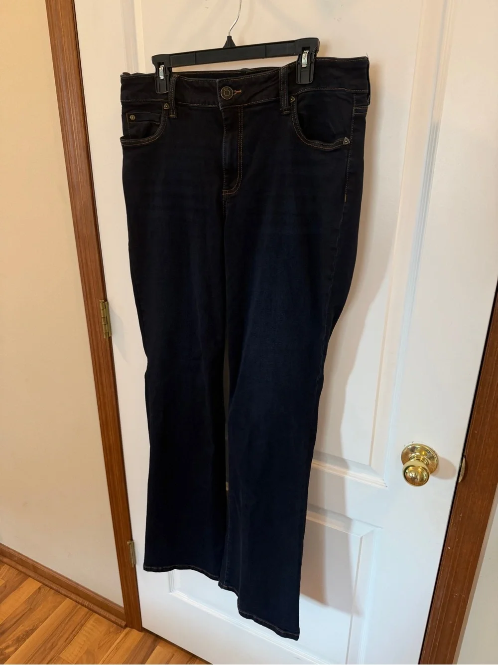 Kut from the Kloth Womens Size 14 Nicole Bootcut Dark Wash Jeans Inseam 33